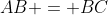 AB = BC