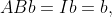 ABb=Ib=b,