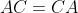 AC=CA