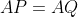 AP=AQ