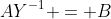 AY^{-1} = B