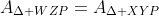 A_{\Delta WZP}=A_{\Delta XYP}