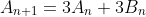 A_{n+1}=3A_n+3B_n