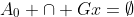 A_0 \cap Gx=\emptyset