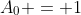 A_0 = 1