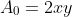 A_0=2xy