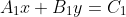 A_1x+B_1y=C_1