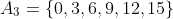 A_3=\{0,3,6,9,12,15\}