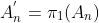 A_n^{'}=\pi_1(A_n)