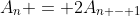 A_n = 2A_{n - 1}