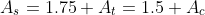 A_s=1.75 A_t=1.5 A_c
