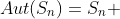 Aut(S_n)=S_n 