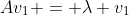 Av_1 = \lambda v_1