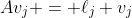 Av_j = \ell_j v_j