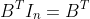 B^{T}I_{n}=B^{T}