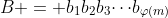 B = b_1b_2b_3{\cdots}b_{\varphi(m)}