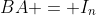 BA = I_n