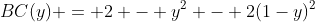 BC(y) = 2 - y^2 - 2(1-y)^2