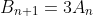 B_{n+1}=3A_n