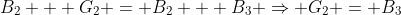 B_2 + G_2 = B_2 + B_3 \Rightarrow G_2 = B_3