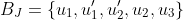 B_J=\{u_1,u'_1,u'_2,u_2,u_3\}