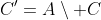 C'=A\setminus C
