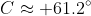 C\approx 61.2^\circ~\vee~ C=180^\circ-61.2^\circ=118.8^\circ