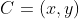 C=(x,y)
