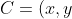 C=(x,y)
