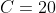 C=20