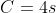 C=4s~\&~A=s^2