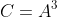 C=A^3