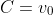 C=v_0