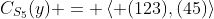 C_{S_5}(y) = \left< (123),(45)\right>