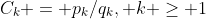 C_{k} = p_{k}/q_{k}, k \geq 1