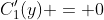 C_1'(y) = 0