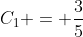 C_1 = \frac{3}{5}