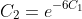 C_2=e^{-6C_1}
