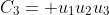 C_3= u_1u_2u_3
