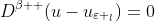 D^{\beta  }(u-u_{\varepsilon _l})=0