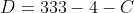 D=333-4-C
