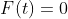 F(t)=0