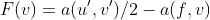 F(v)=a(u',v')/2-a(f,v)