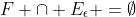 F \cap E_\epsilon =\emptyset