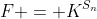 F = K^{S_n}