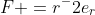 F =r^-2e_r