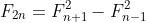 F_{2n}=F^{2}_{n+1}-F^{2}_{n-1}