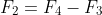 F_2=F_4-F_3