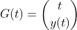 G(t)=\binom{t}{y(t)}