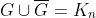 G\cup\overline{G}=K_n